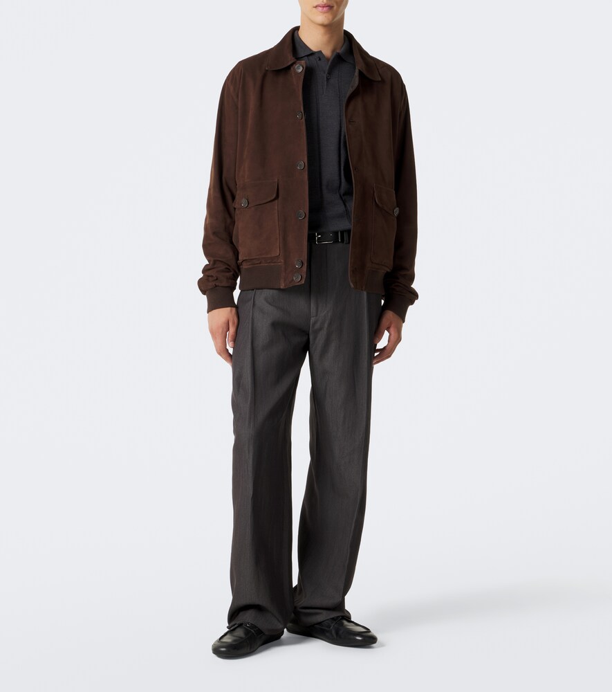 Tomme Reversible Suede Blouson Jacket