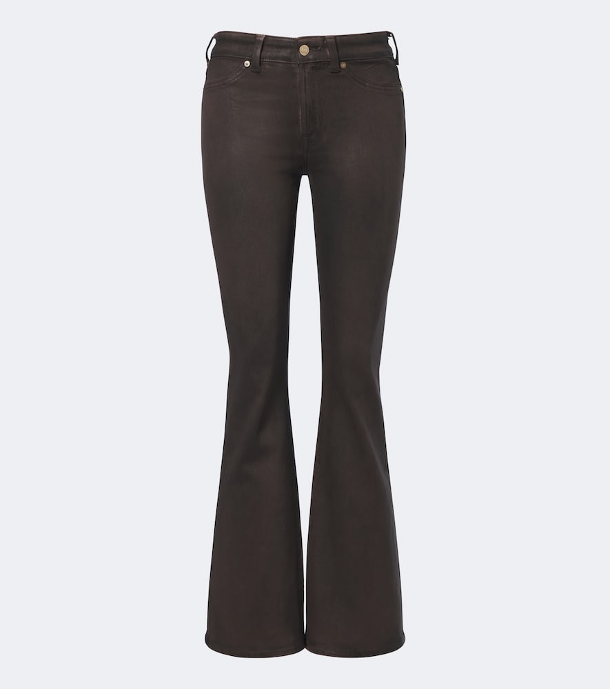 7 For All Mankind Women's Brown The Leggy Bootcut Coated Jeans Size 26 - Mytheresa