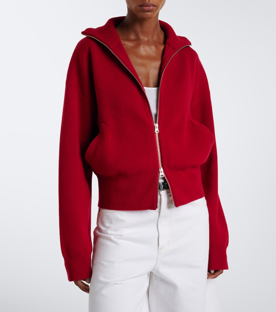 N°385 Xtra Cute Cashmere Zip-Up Sweater
