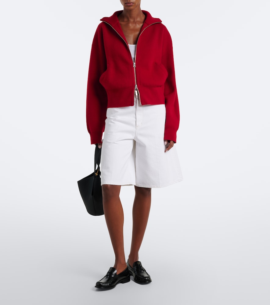 N°385 Xtra Cute Cashmere Zip-Up Sweater