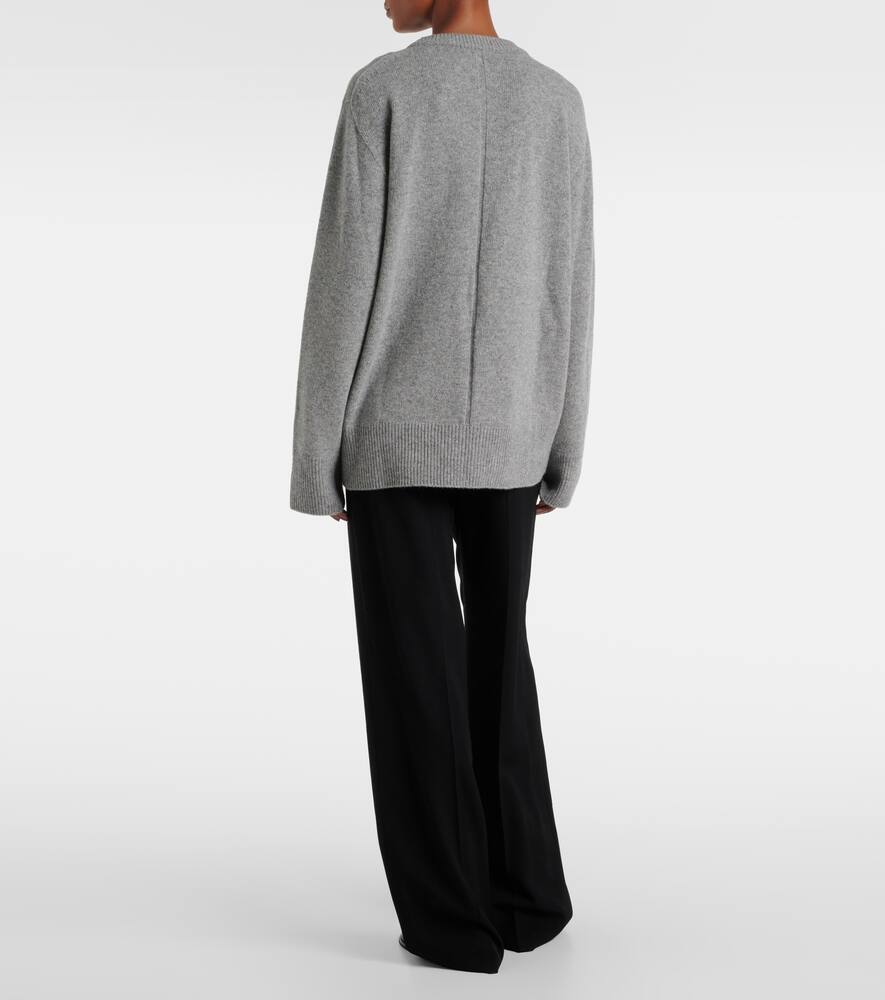 The Row Sibem Wool And Cashmere Sweater In Grey