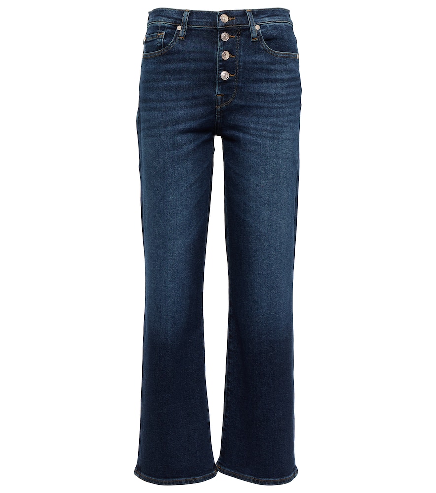 7 For All Mankind Alexa high-rise cropped jeans