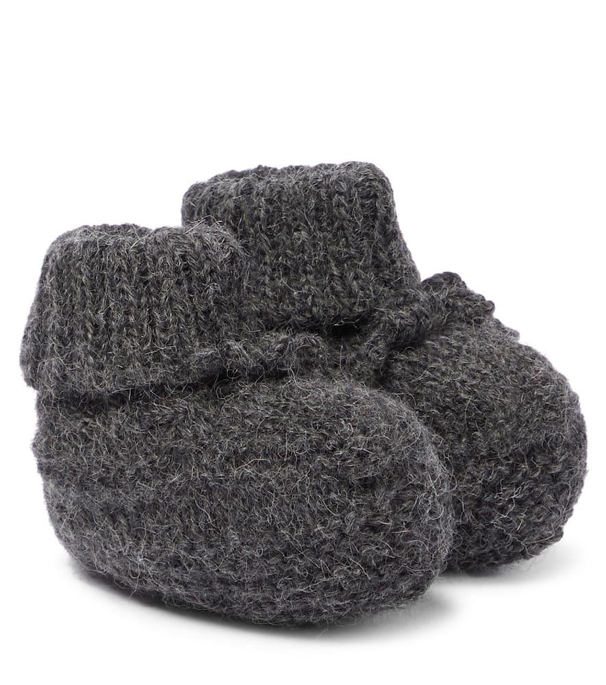 Bonpoint Baby Telse alpaca wool booties