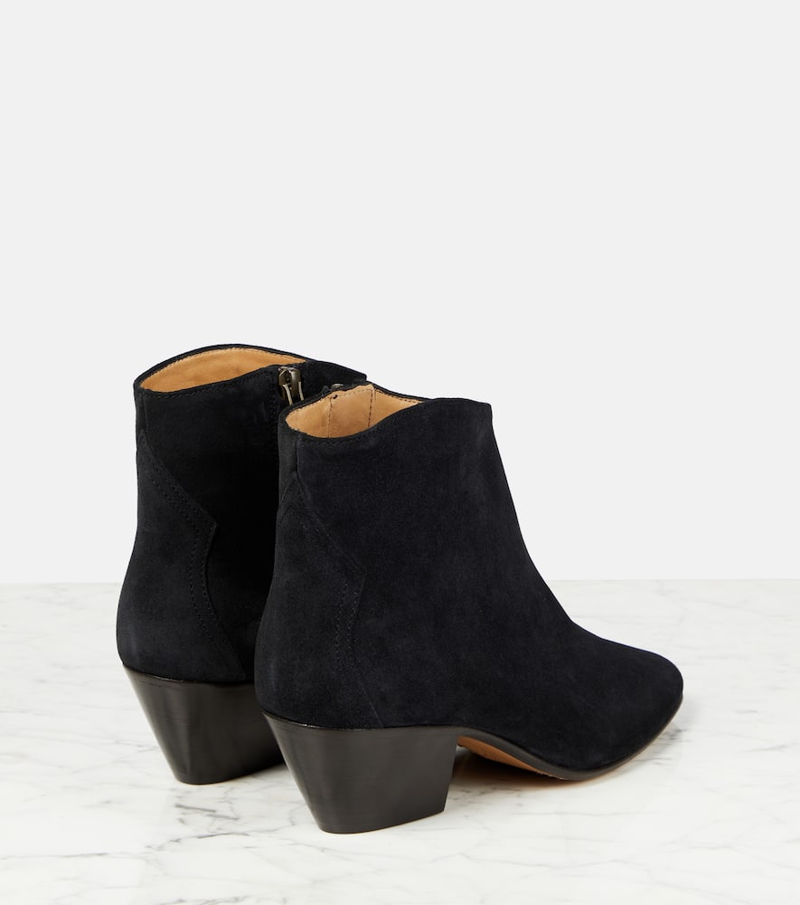 ISABEL MARANT DACKEN SUEDE ANKLE BOOTS