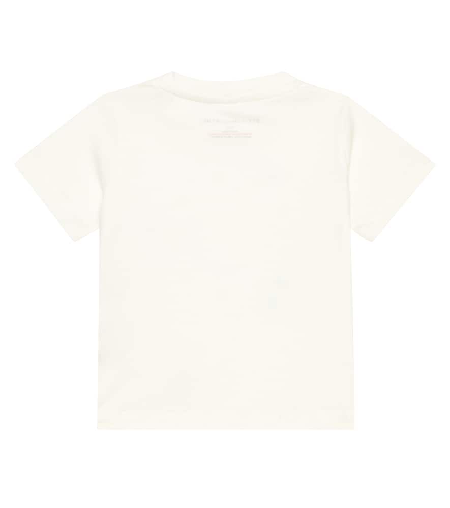 Stella Mccartney Baby Printed Cotton T-shirt In Ivory