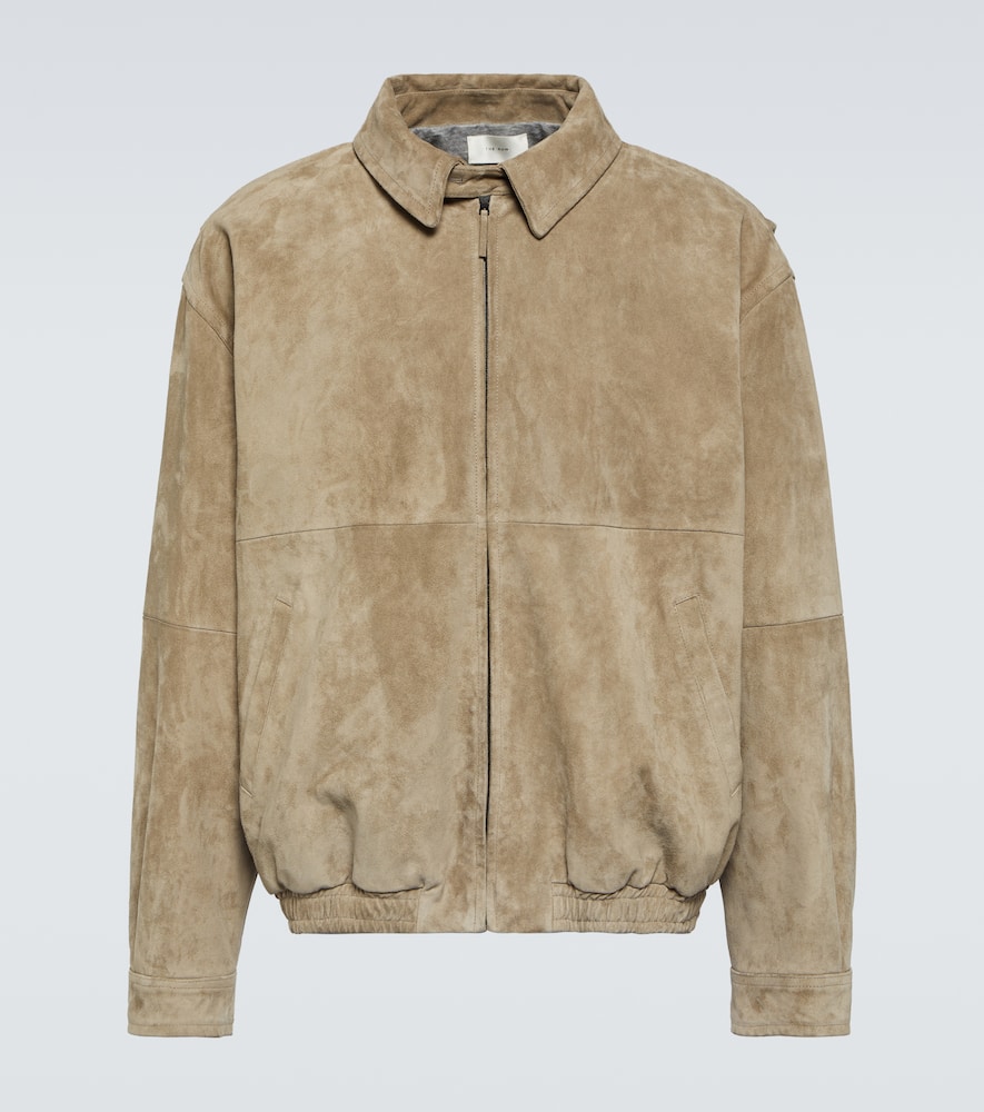 Suede discount blouson jacket