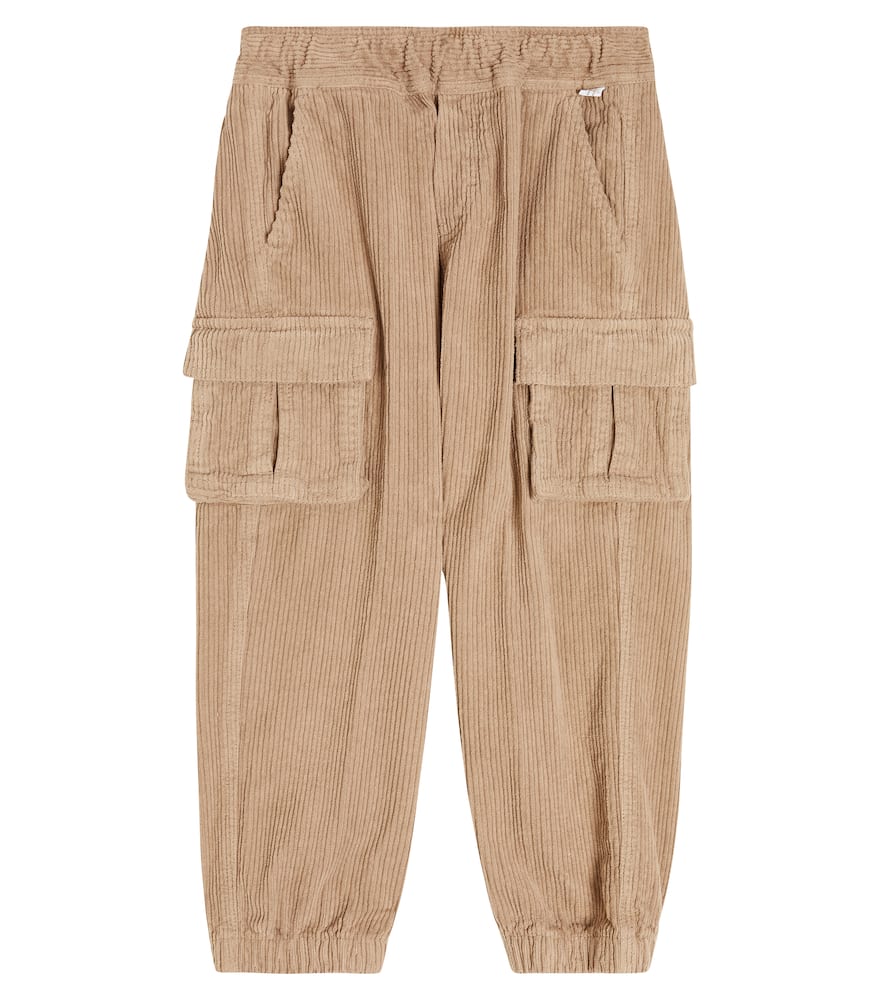 Il Gufo Cargo-pockets Corduroy Trousers In Brown