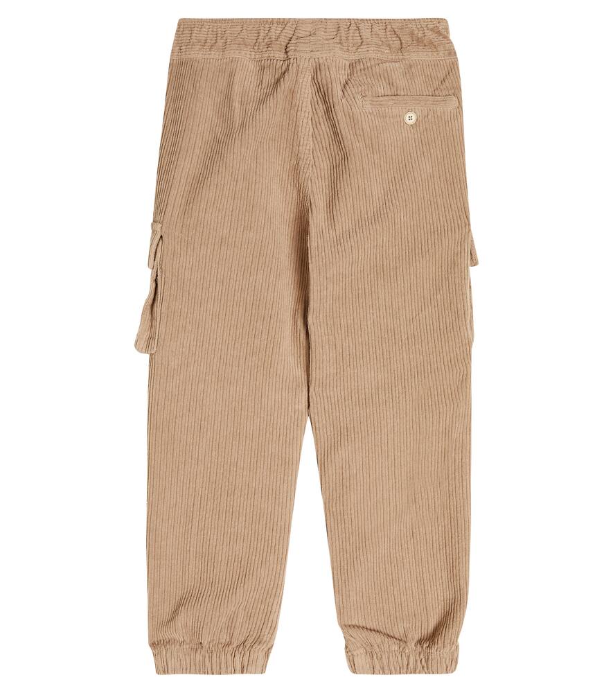 Il Gufo Cargo-pockets Corduroy Trousers In Brown