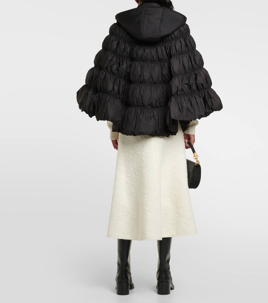 ChloÃ© Down-paneled cape