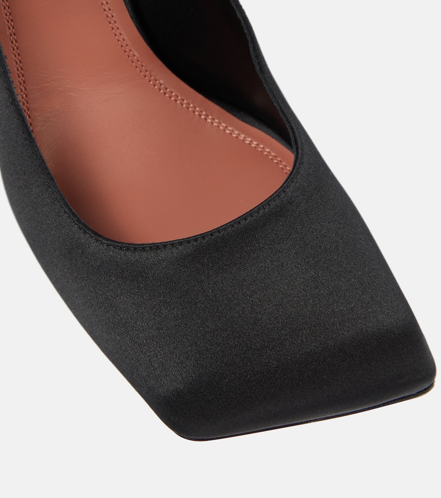  Amina Muaddi Amina Muaddi Pumps Charlotte 95 Aus Satin 