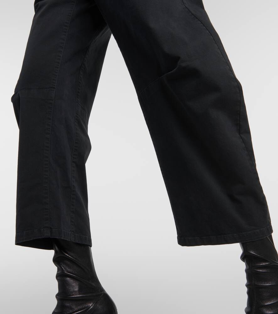 Shop Nili Lotan Shon Cotton Twill Pants In Black