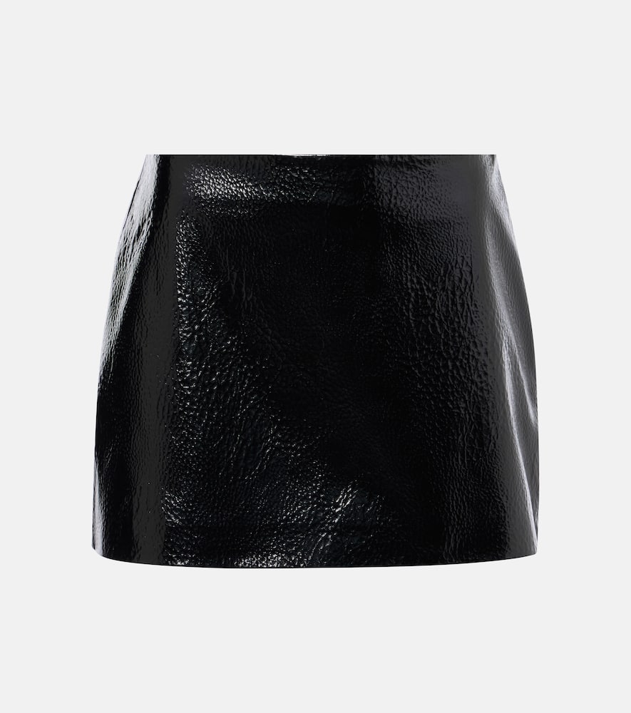 Mary faux leather miniskirt