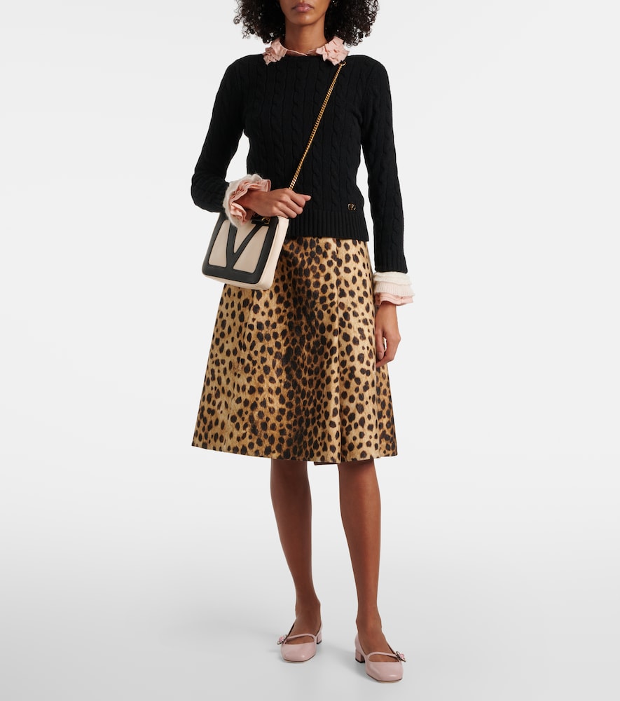 Garavani Preshoes Leather Mary Jane Flats