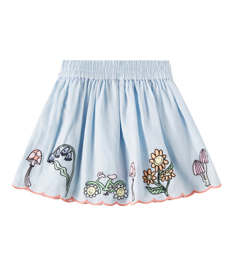  Stella Mccartney Kids Stella Mccartney Kids Rock Aus Leinen Und Baumwolle 