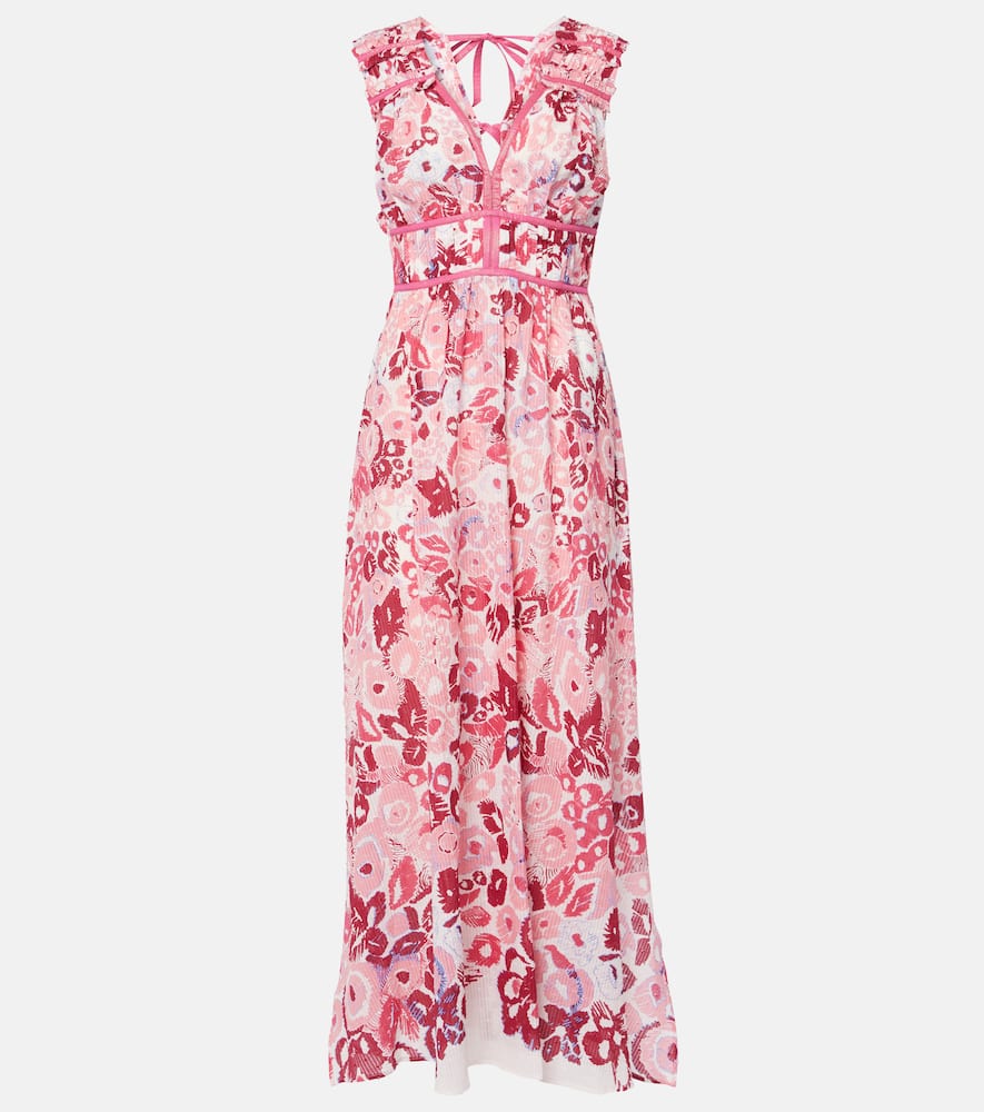 Chiara floral cotton maxi dress