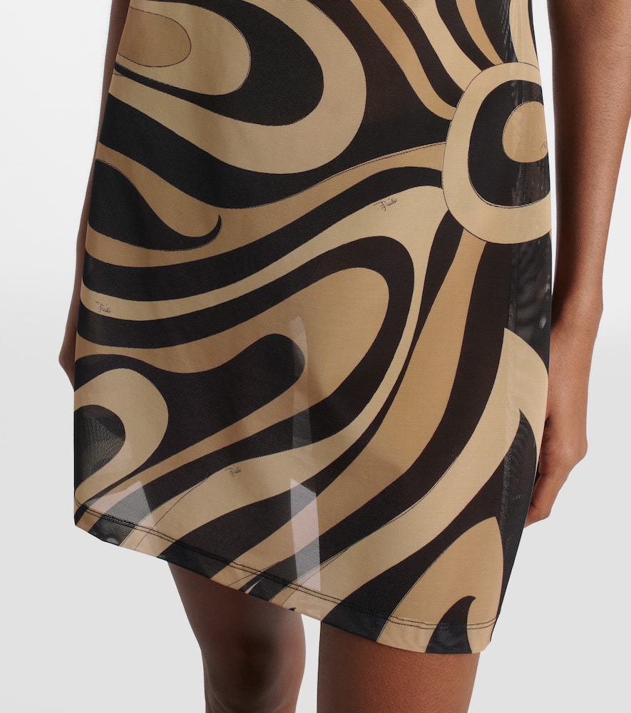 Pucci Marmo Mesh Minidress