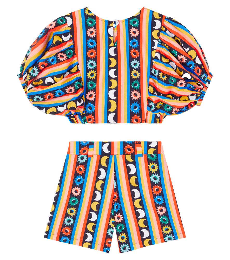 Fabula Fábula Listra Radiante Top And Shorts Set In Multi