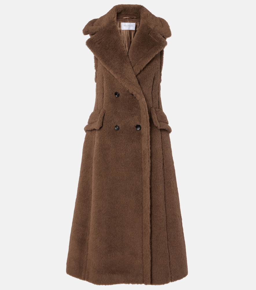 Max Mara Women's Brown Alpaca, Wool, And Silk Teddy Coat UK Size 8 - Mytheresa