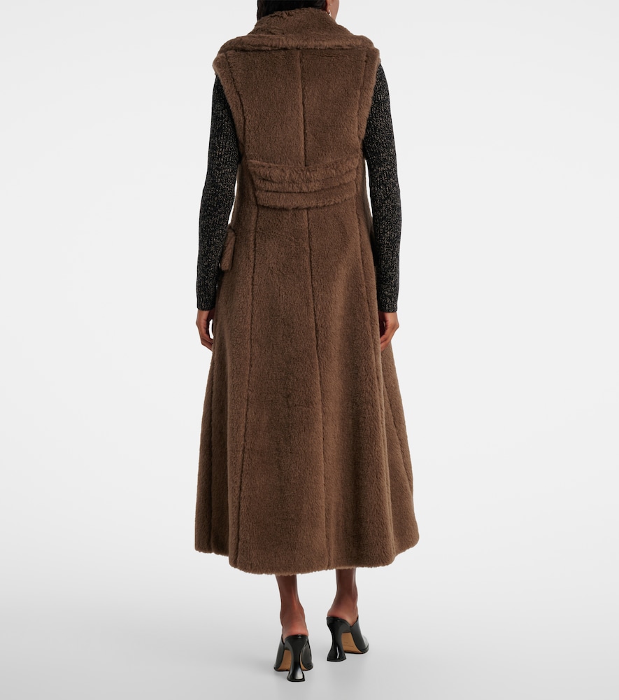  Max Mara Max Mara Alpaca, Wool, And Silk Teddy Coat 
