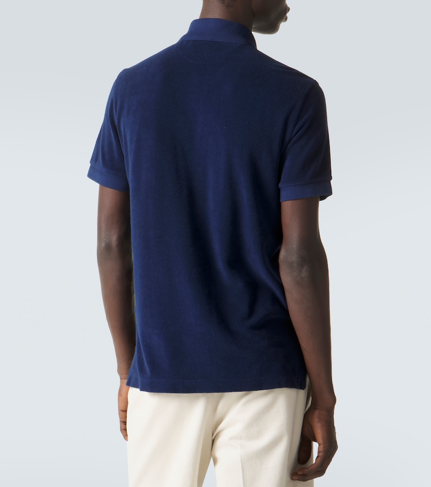 Cotton-Blend Terry Polo Shirt