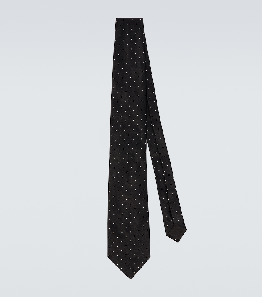 Tom Ford Men's Black Polka-Dot Silk Twill Tie - Mytheresa