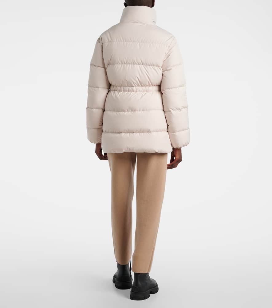 Moncler Brossette Down Puffer Jacket In White