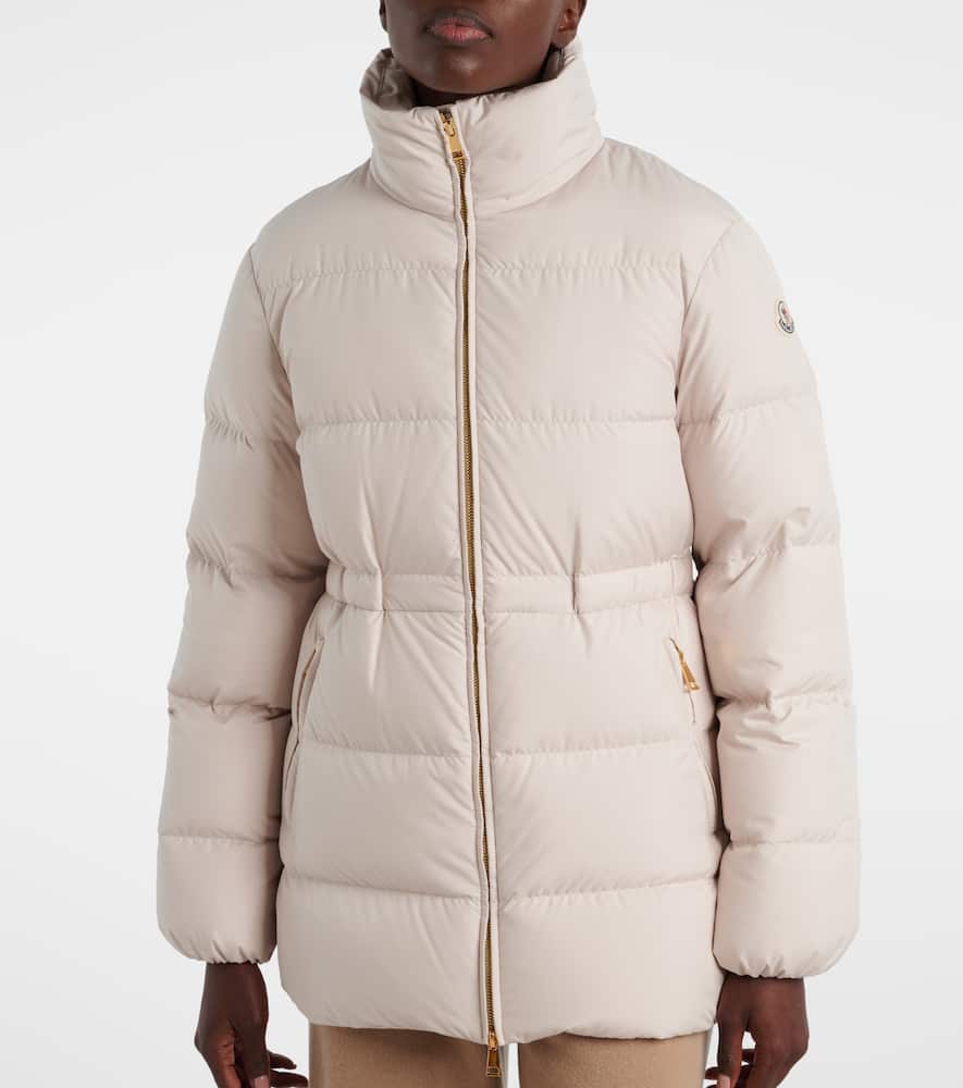 Moncler Brossette Down Puffer Jacket In White