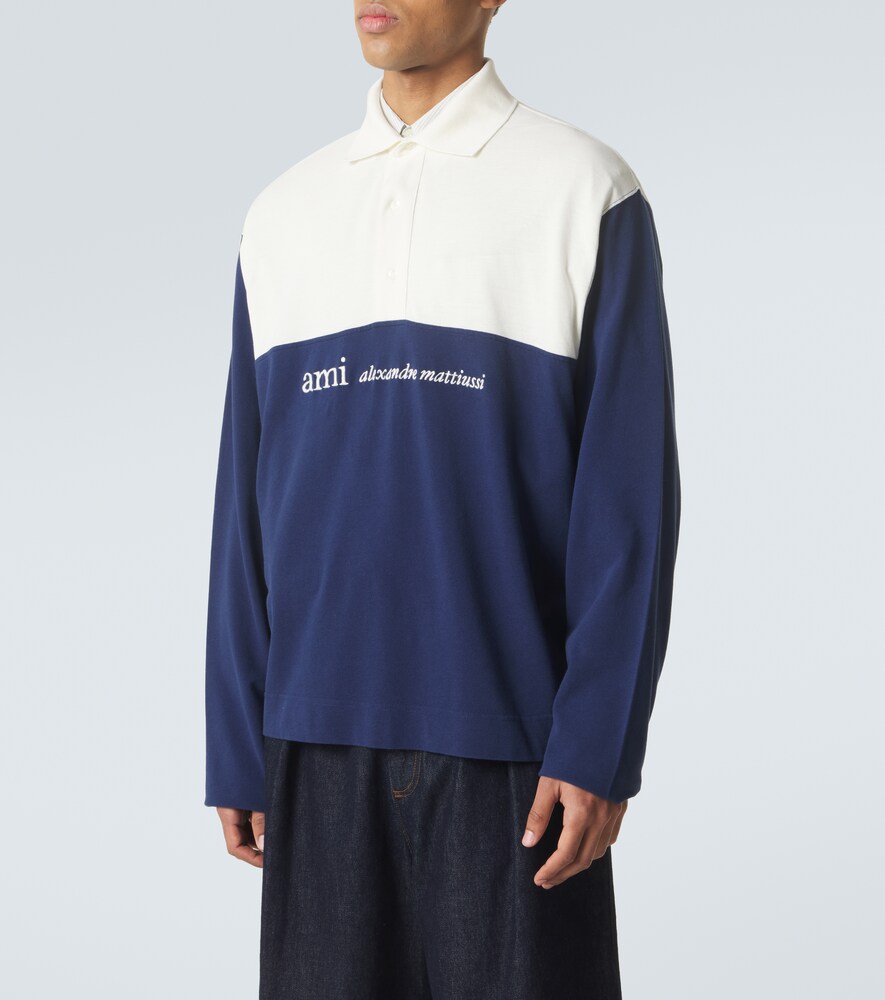  Ami Paris Ami Paris Polohemd Aus Baumwoll-piqué 