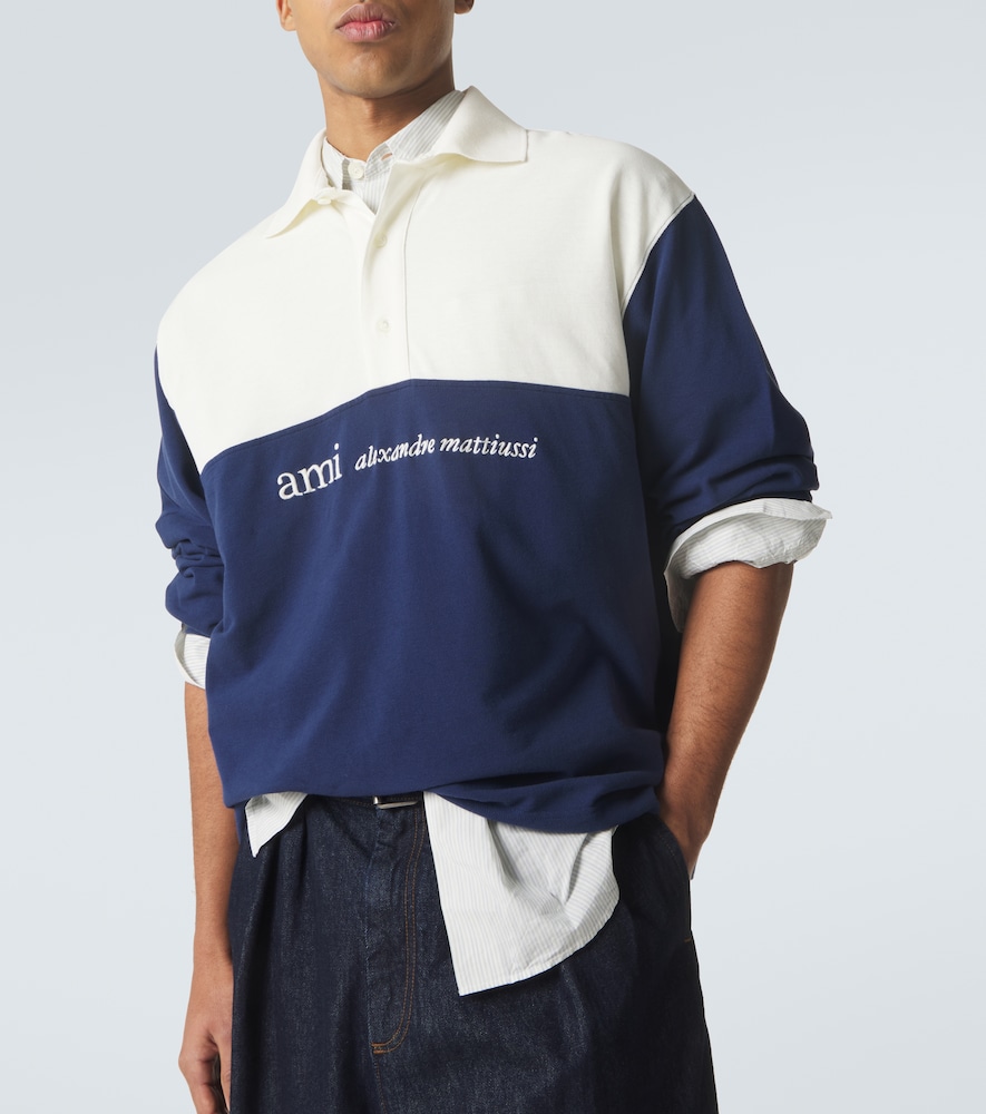  Ami Paris Ami Paris Polohemd Aus Baumwoll-piqué 