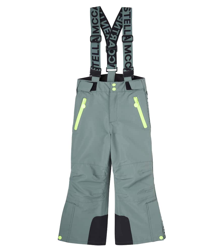Stella Mccartney Printed Ski Pants In Green