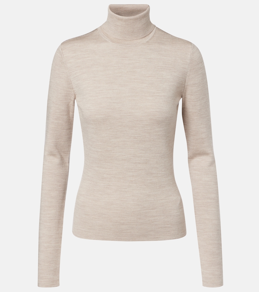 Gabriela Hearst Wool, cashmere, and silk turtleneck top