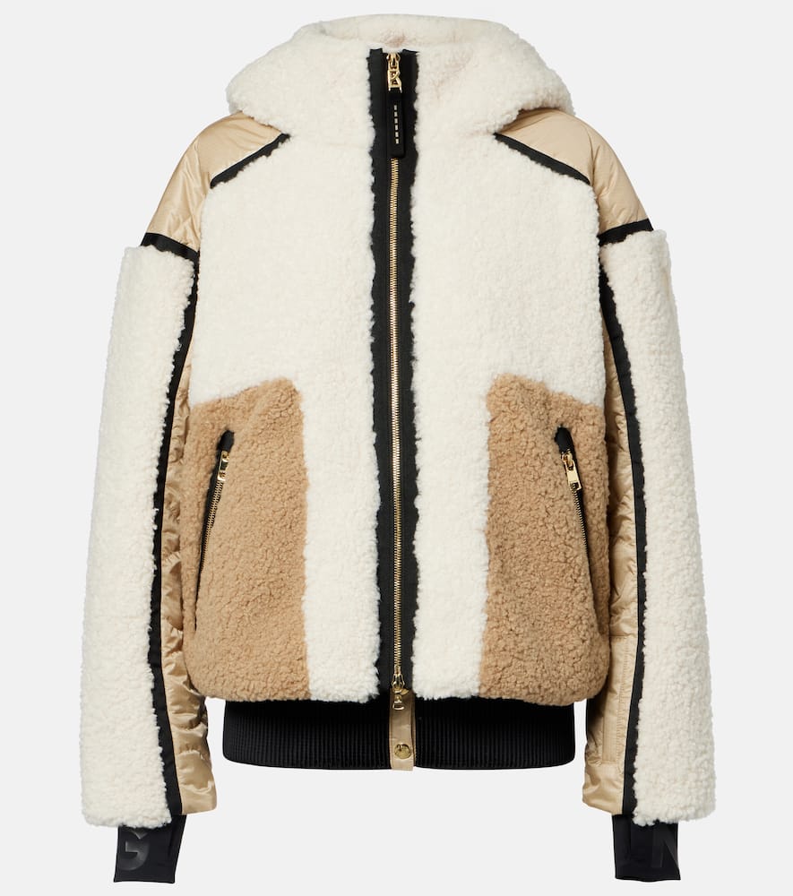 Bogner Korad Hooded Down Ski Jacket In Gray