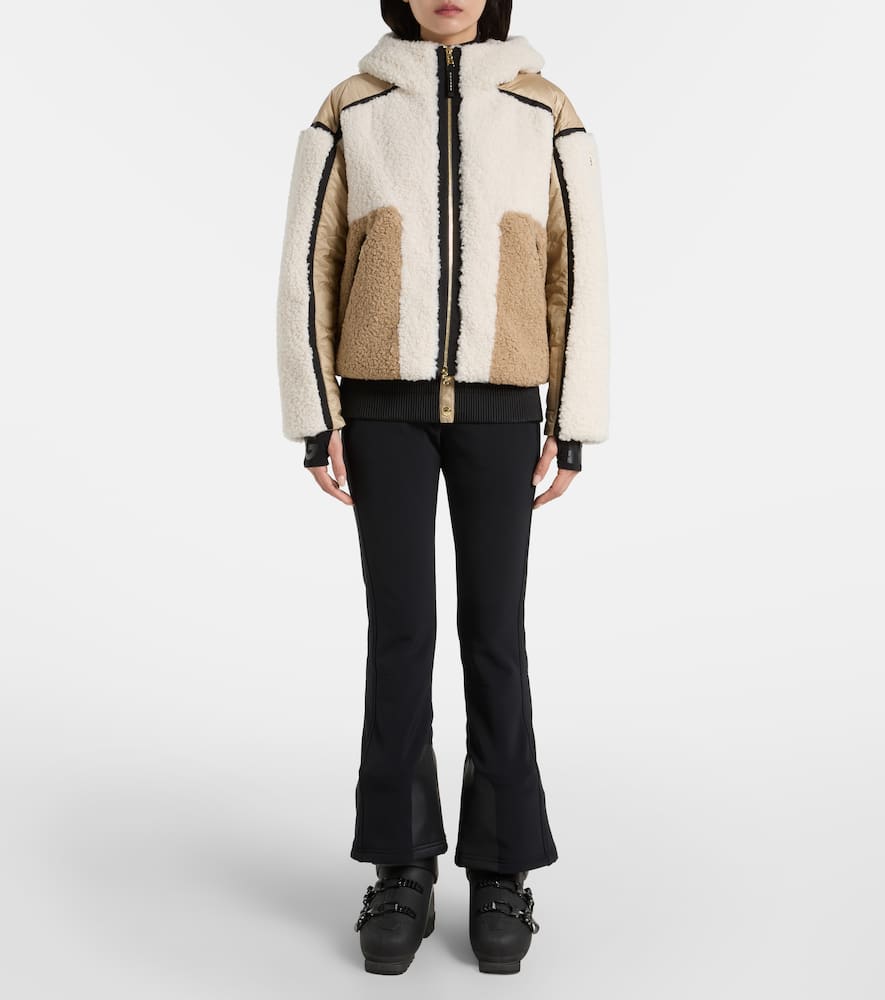Bogner Korad Hooded Down Ski Jacket In Gray