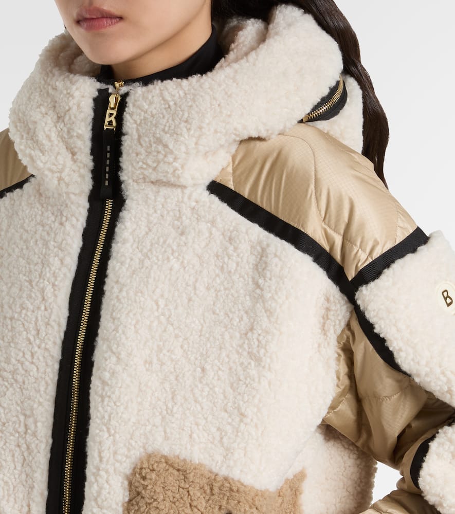 Bogner Korad Hooded Down Ski Jacket In Gray