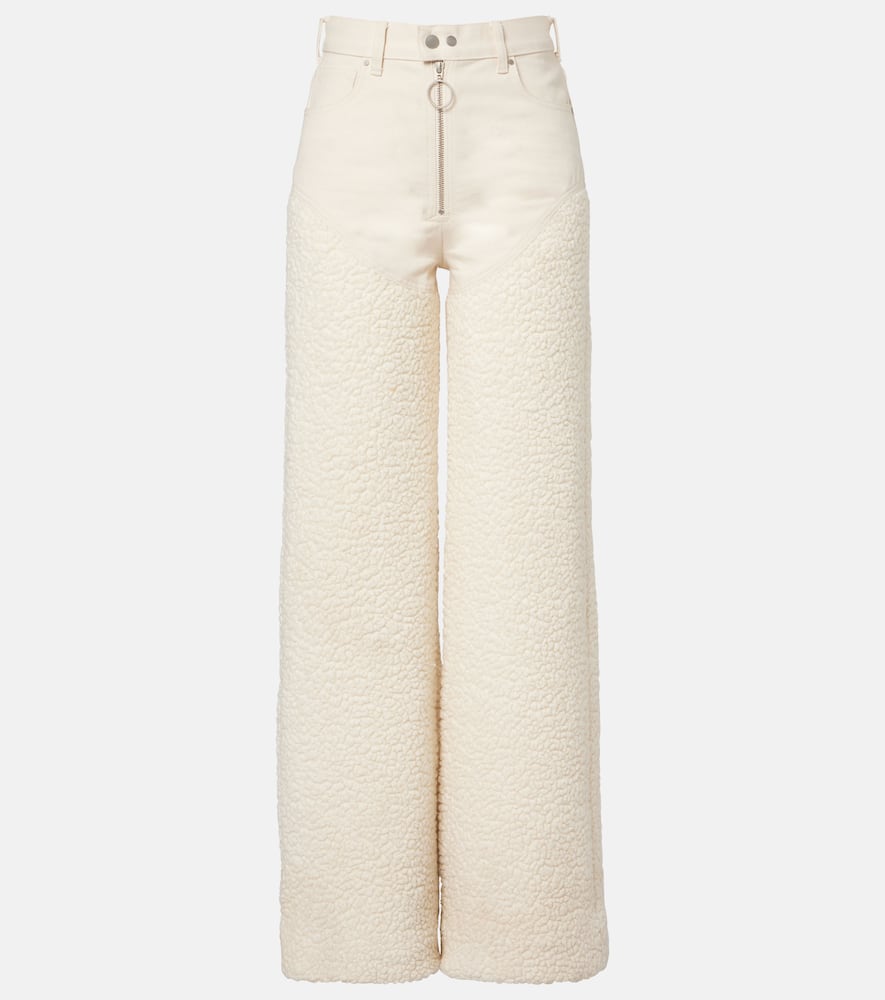 Cordova Kozzy Wool-blend Wide-leg Pants In Pink