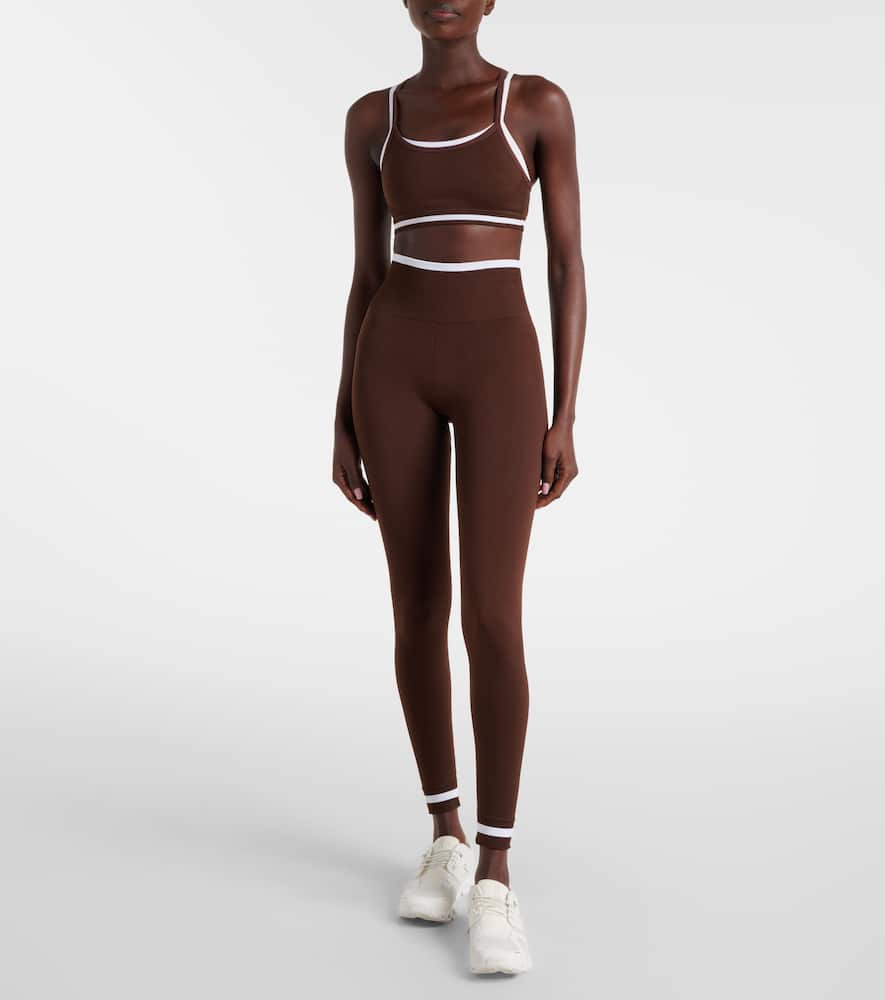 The Upside Form Seamless High-rise Leggings In Brown