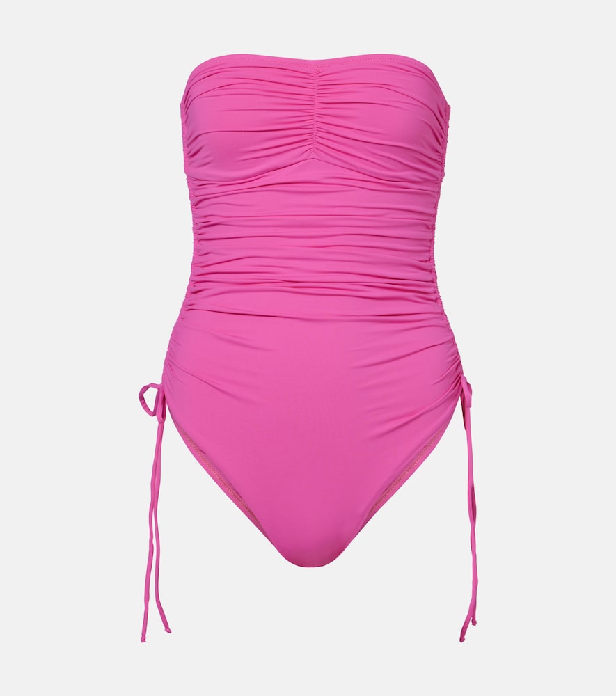 Melissa Odabash Women's Pink Sydney Ruched Swimsuit UK Size 8 - Mytheresa