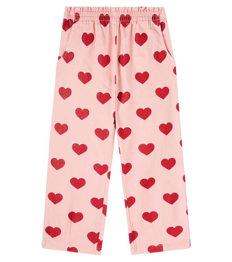 Konges Slojd Pink Magot Printed Denim Pants Y 9/10 - Mytheresa