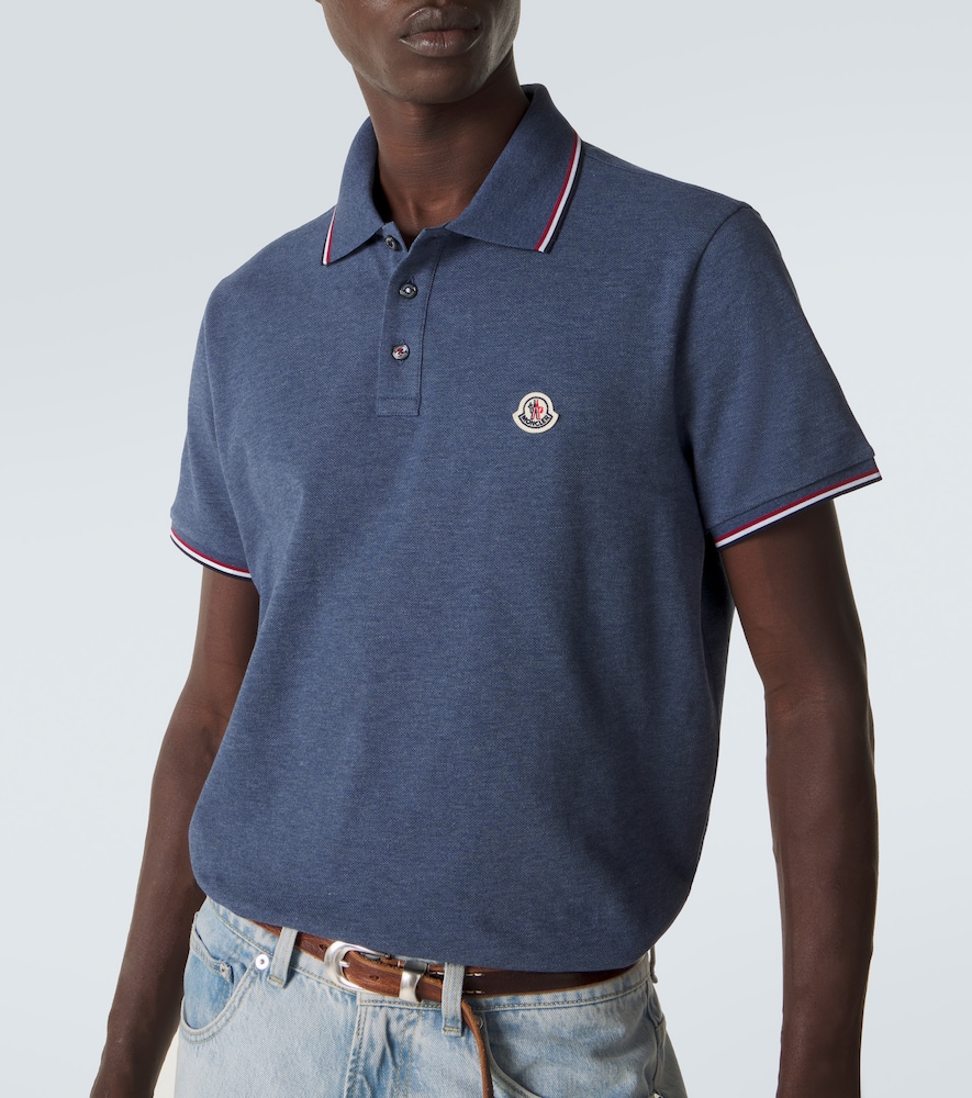  Moncler Moncler Polohemd Aus Baumwoll-piqué 