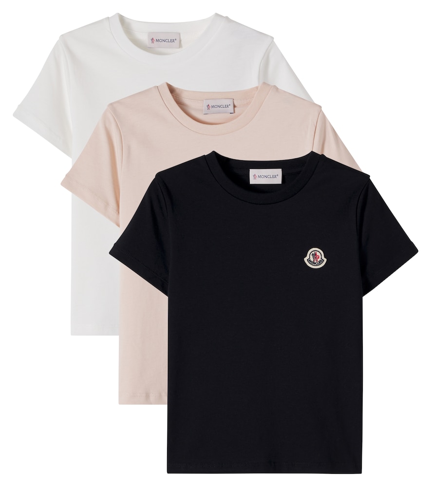 Moncler Enfant Multicoloured Set Of 3 Cotton Jersey T-Shirts Y Size 8 - Mytheresa
