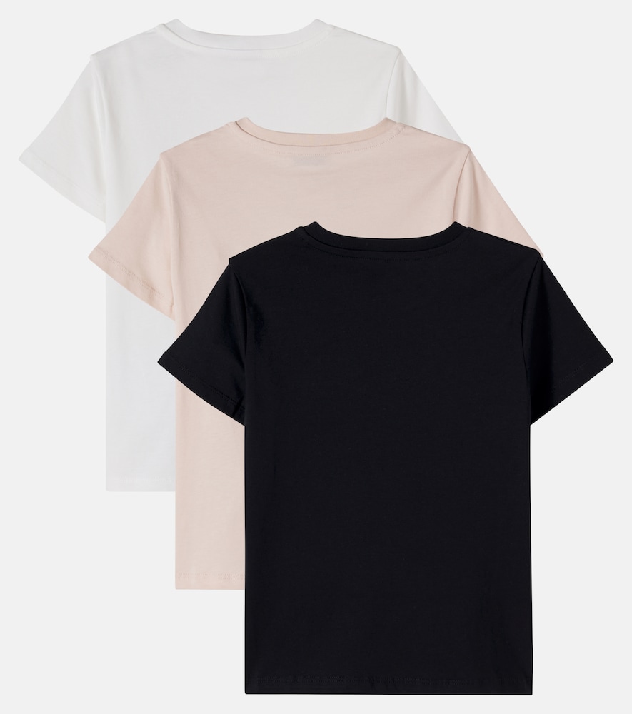  Moncler Enfant Moncler Enfant Set Of 3 Cotton Jersey T-shirts 