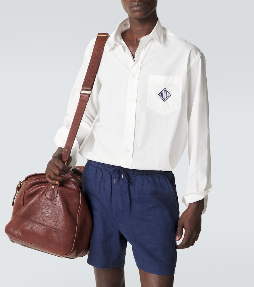  Ralph Lauren Purple Label Ralph Lauren Purple Label Besticktes Hemd Aus Baumwollpopeline 