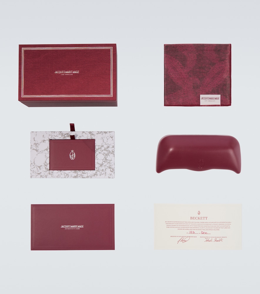  Jacques Marie Mage Jacques Marie Mage Beckett Square Sunglasses 