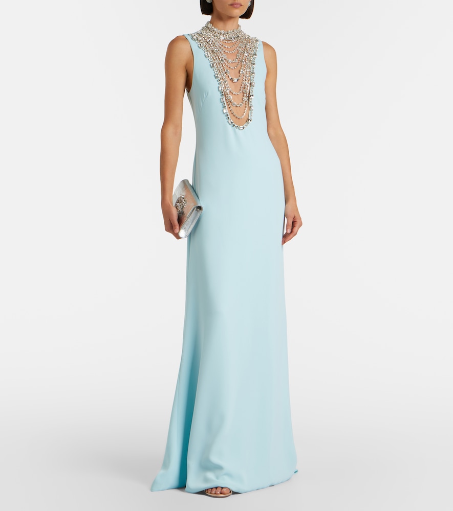  Costarellos Costarellos Embellished Gown 