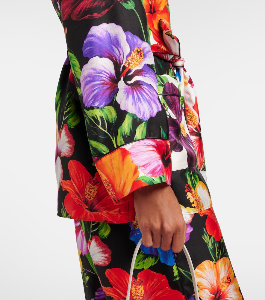 Dolce&Gabbana Belted Floral Shirt
