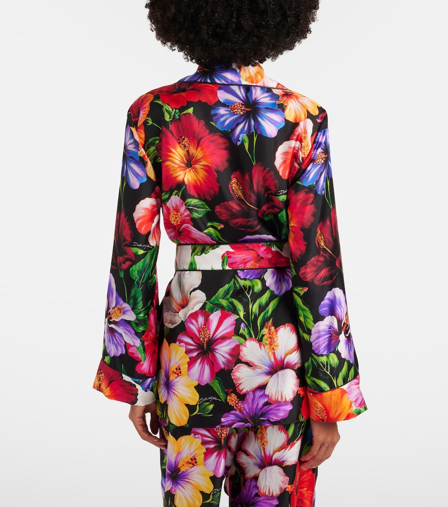 Dolce&Gabbana Belted Floral Shirt