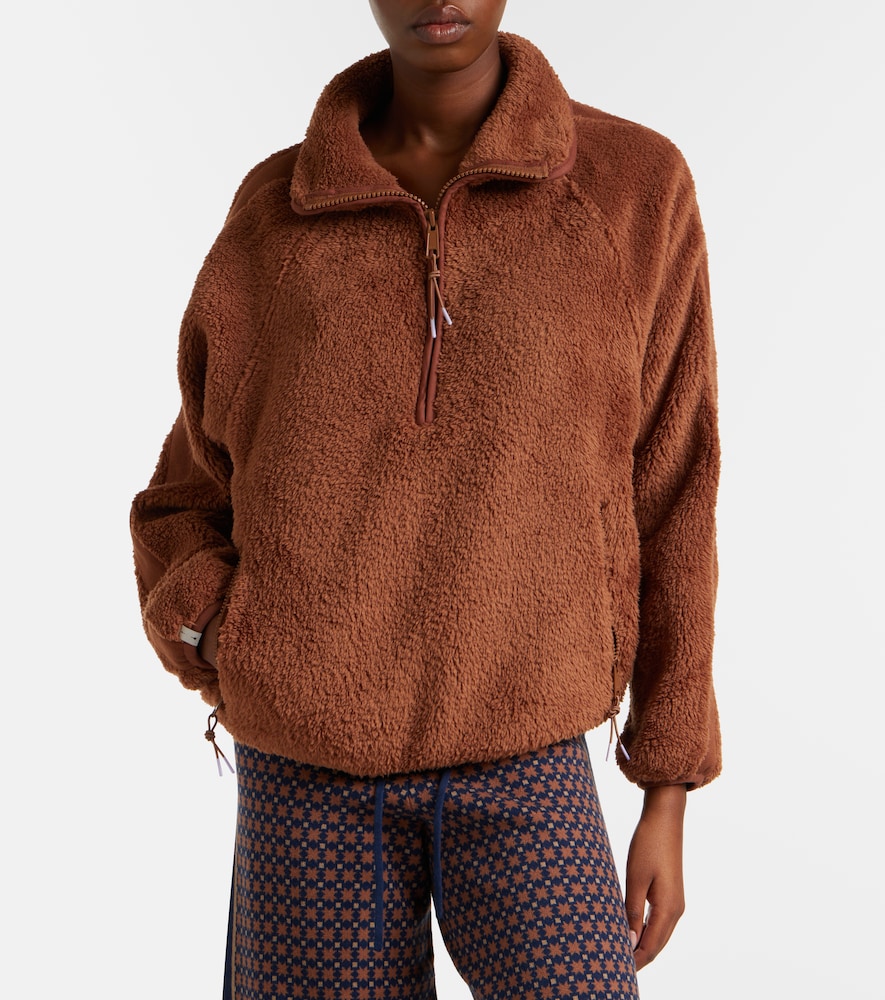  The Upside The Upside Harlow Fleece Half-zip Sweatshirt 