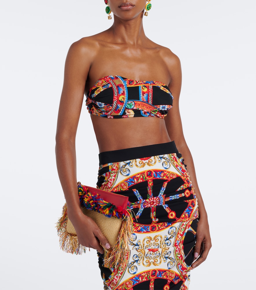 Dolce&Gabbana Carretto Bandeau Top