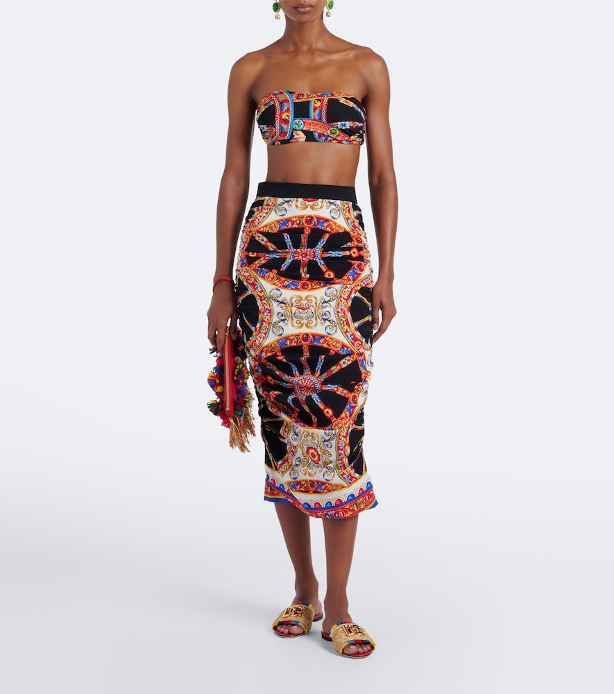 Dolce&Gabbana Carretto Bandeau Top