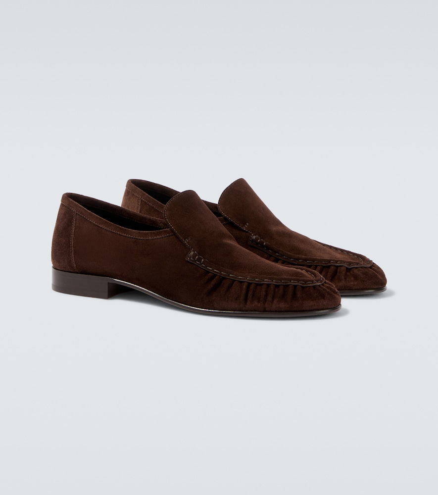 The Row The Row Soft Two suede loafers　The Row Soft Two スエード ローファー